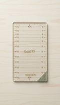 Rectangular Strip-Cutting Template With Grip Edge